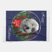 Old English Sheepdog Handtuch (Horizontal)