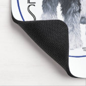 Old English Sheepdog Head Study Mousepad (Ecke)