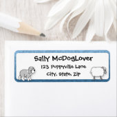 Old English Sheepdog Herding Sheep (Insitu)