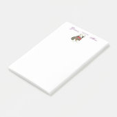 Old English Sheepdog Herz-Mama Post-it Klebezettel (angewinkelt)
