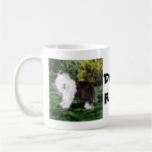 Old English Sheepdog Hunde Regel Custom Kaffeetasse (Links)