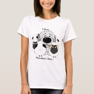 Old English Sheepdog - I Herde deshalb bin ich T-Shirt