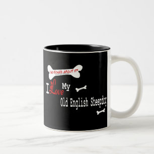 Old English Sheepdog (I Liebe) Tasse
