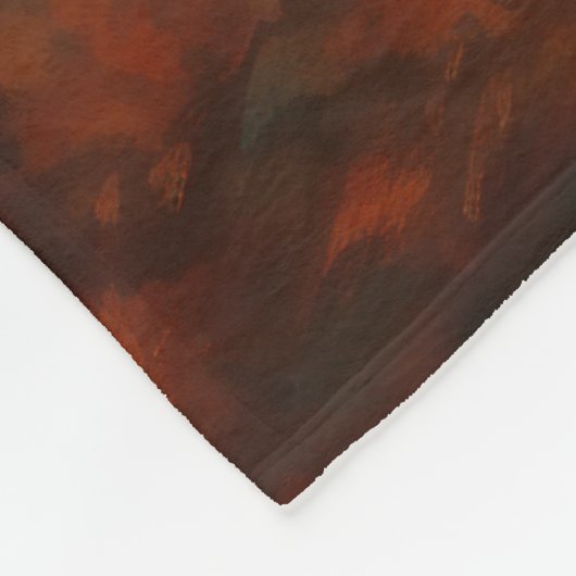 Old English Sheepdog im Herbst Leaves Fall Inspiri Fleecedecke (Ecke)