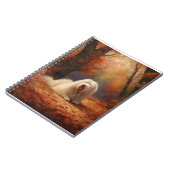 Old English Sheepdog im Herbst Leaves Fall Inspiri Notizblock (Linke Seite)