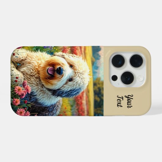 Old English Sheepdog iPhone Hülle (Rückseite (Horizontal))