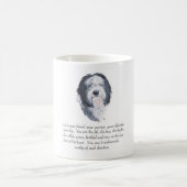 Old English Sheepdog Keepake - Männlich Kaffeetasse (Mittel)