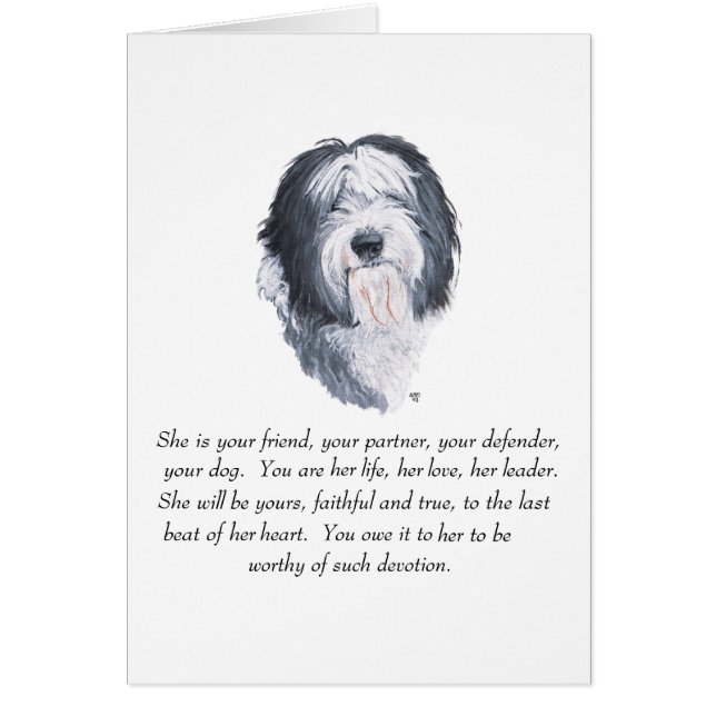 Old English Sheepdog Keepsakes (Vorne)