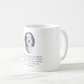 Old English Sheepdog Keepsakes Kaffeetasse (VorderseiteRechts)