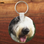 Old English Sheepdog Key Chain - Big Nose Schlüsselanhänger (Vorderseite)