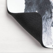 Old English Sheepdog Koch der Liebe Mousepad (Ecke)