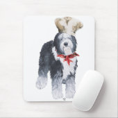 Old English Sheepdog Koch der Liebe Mousepad (Mit Mouse)