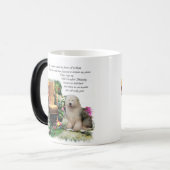 Old English Sheepdog Kunstgeschenke Verwandlungstasse (Vorderseite Links)