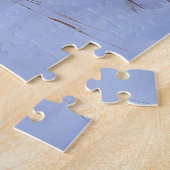 Old English Sheepdog lässt es schlafen Weihnachten Puzzle (Seite)