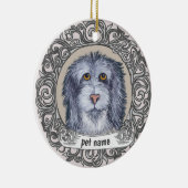 Old English Sheepdog Love Memory Ornament (Rechts)