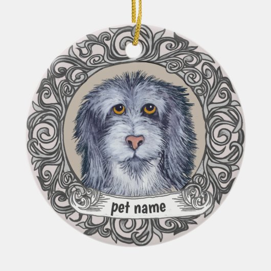Old English Sheepdog Love Memory Ornament (Vorne)