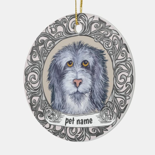 Old English Sheepdog Love Memory Ornament (Links)