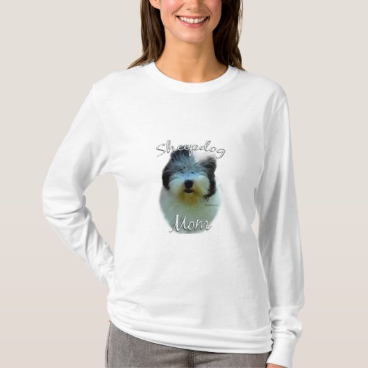 Old English Sheepdog Mama 2 T-Shirt (Vorderseite)