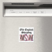 Old English Sheepdog MAMA Magnet (In Situ (Geschirrspüler))
