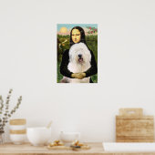Old English Sheepdog - Mona Lisa Poster (Küche)