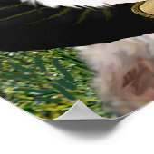 Old English Sheepdog - Mona Lisa Poster (Ecke)