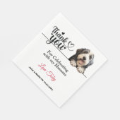 Old English Sheepdog Paper Napkin Serviette (Ecke)