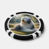 Old English Sheepdog Pokerchips (Einzeln)
