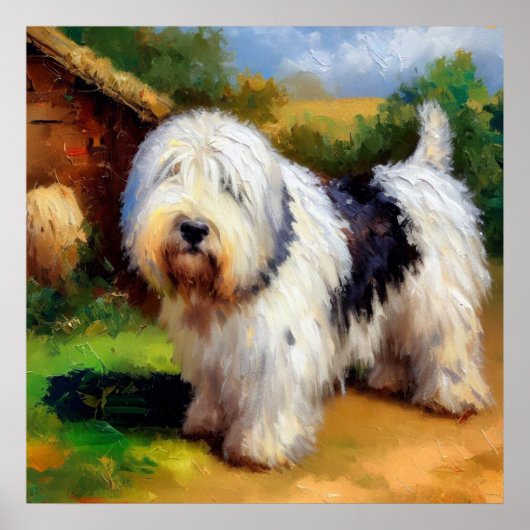 Old English Sheepdog Poster (Vorne)