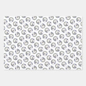 Old English Sheepdog Puppy Painting Dog Art Geschenkpapier Set (Vorderseite 2)