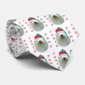 Old English Sheepdog Santa Paws Krawatte (Gerollt)