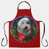 Old English Sheepdog Schürze (Vorderseite)