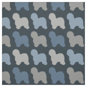 Old English Sheepdog Stoff (Muster)