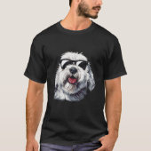 Old English Sheepdog Sunglasses Dog Breed Graphic T-Shirt (Vorderseite)