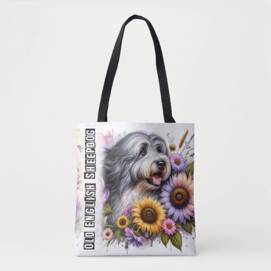 Old English Sheepdog Tasche (Vorderseite)