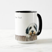 Old English Sheepdog Tasse (VorderseiteRechts)