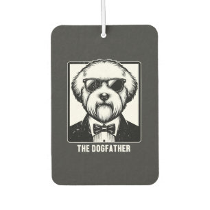 Old English Sheepdog The Dogfather Smoking Tuxedo Autolufterfrischer