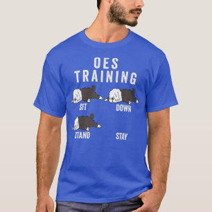 Old English Sheepdog Training Hund Premium T-Shirt
