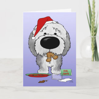 Old English Sheepdog Weihnachten