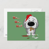 Old English Sheepdog Weihnachten (Vorne/Hinten)