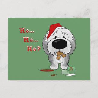 Old English Sheepdog Weihnachten