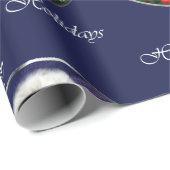 Old English Sheepdog Weihnachten Geschenkpapier (Rolleneckpunkt)