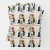 Old English Sheepdog Weihnachten Geschenkpapier Set (Beispiel)