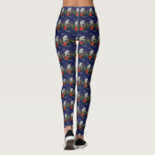 Old English Sheepdog Weihnachten Leggings (Rückseite)