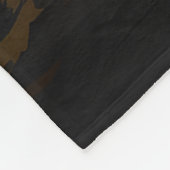 Old English Sheepdog Welpe Autumn Delight Pumpkin Fleecedecke (Ecke)