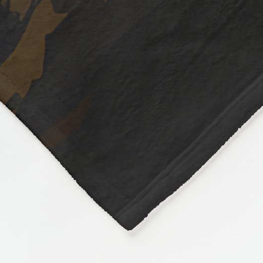 Old English Sheepdog Welpe Autumn Delight Pumpkin Fleecedecke (Ecke)