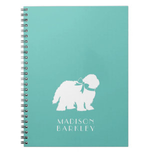 Old English Sheepdog-Welpe Notizblock