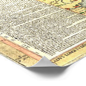 Old Europe Fun Map Poster (Ecke)