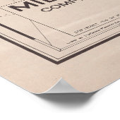 Old Europe WWI Map (1914) Poster (Ecke)