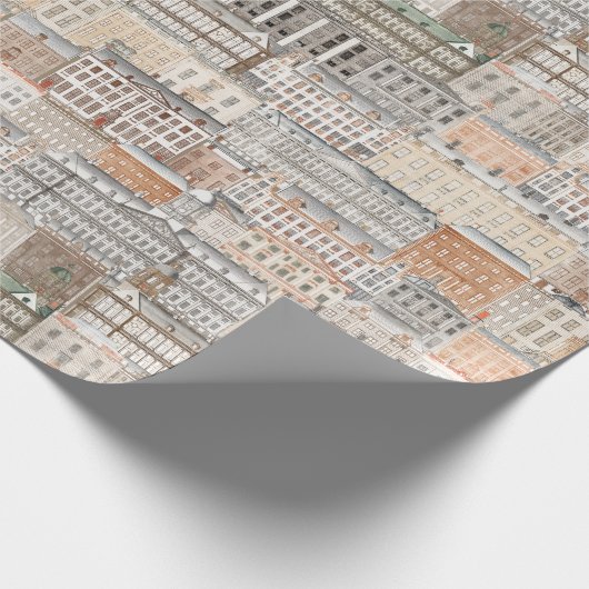 Old European Buildings Geschenkpapier (Ecke)