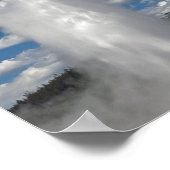 Old Faithful Geyser - Fine Art Print Poster (Ecke)